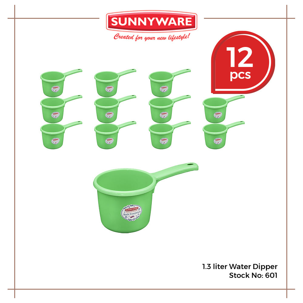 12pcs 1.3-liter Water Dipper [Sunnyware 601] | Plasticware | Bathroom | Accessories | Laundry | Tabo