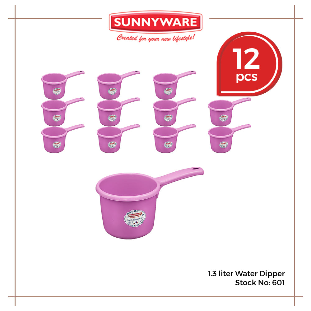 12pcs 1.3-liter Water Dipper [Sunnyware 601] | Plasticware | Bathroom | Accessories | Laundry | Tabo