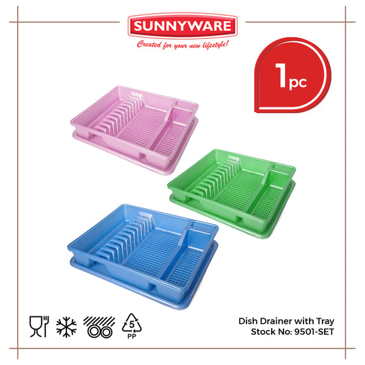 Sunnyware 9501-S Dish Drainer with Tray