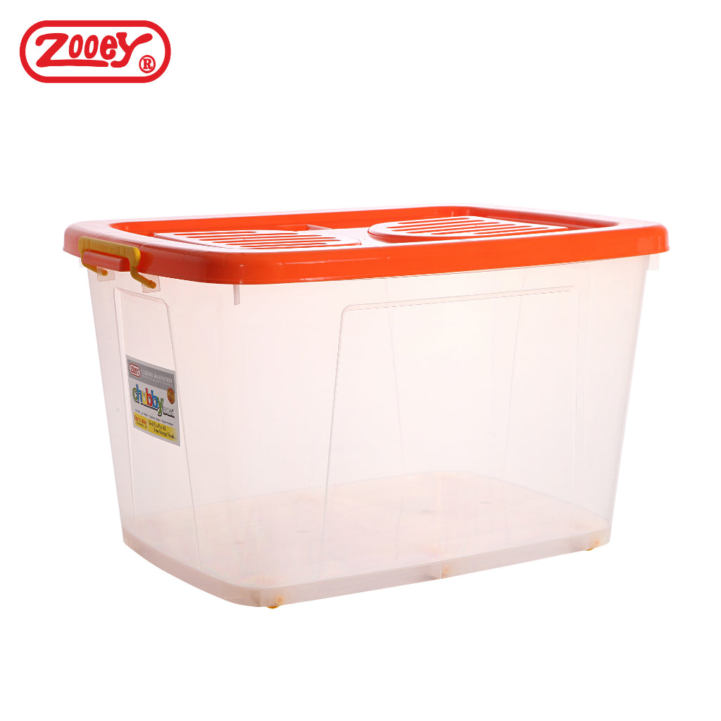 Zooey Chubby Box Big Transparent 131L Stock No. 1800-T