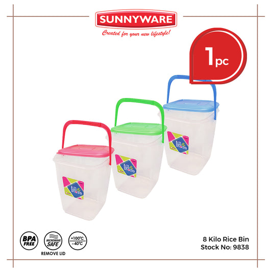 Sunnyware 9838 8 Kilo  Rice Bin