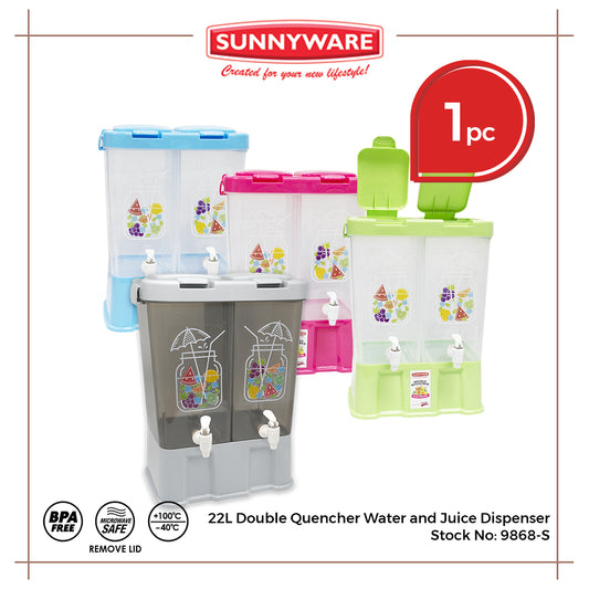 Sunnyware 9868-S 22 L Double Quencher Dispenser