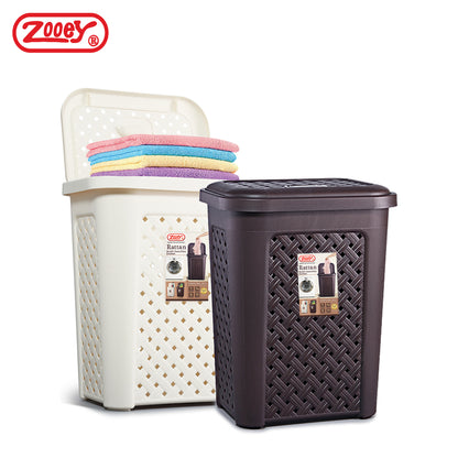 ZOOEY LAUNDRY RATTAN BASKET (SMALL)/HAMPER Stock No. 2016