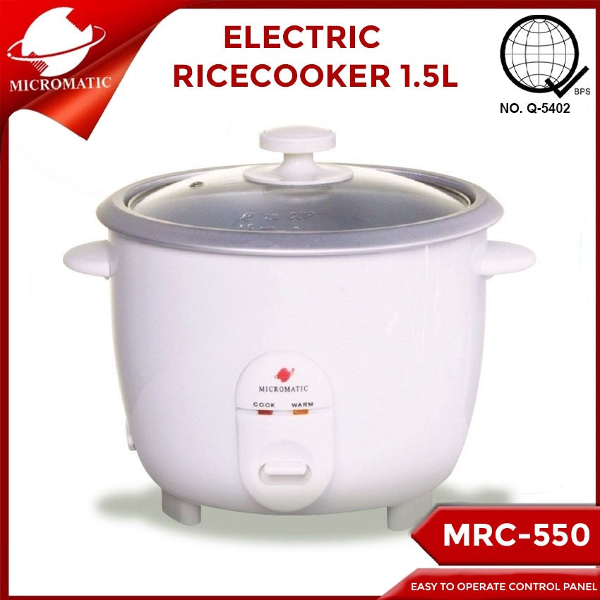 Micromatic MRC-550 Rice Cooker 1.5L