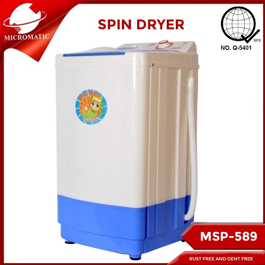 Micromatic MSP-589 5kg Powerful Super Spin Dryer