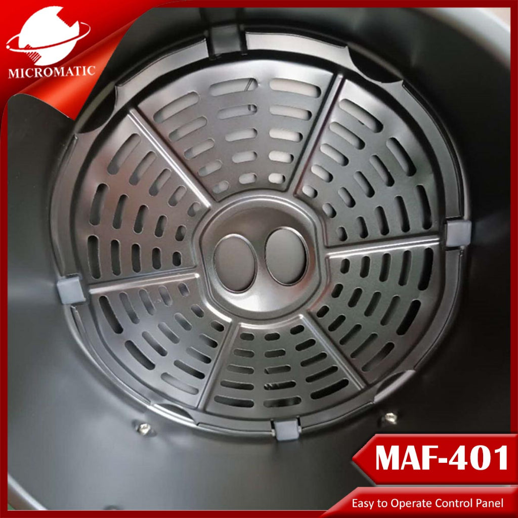 Micromatic MAF-401 4L Capacity Non-Stick Drawer Pan Air Fryer