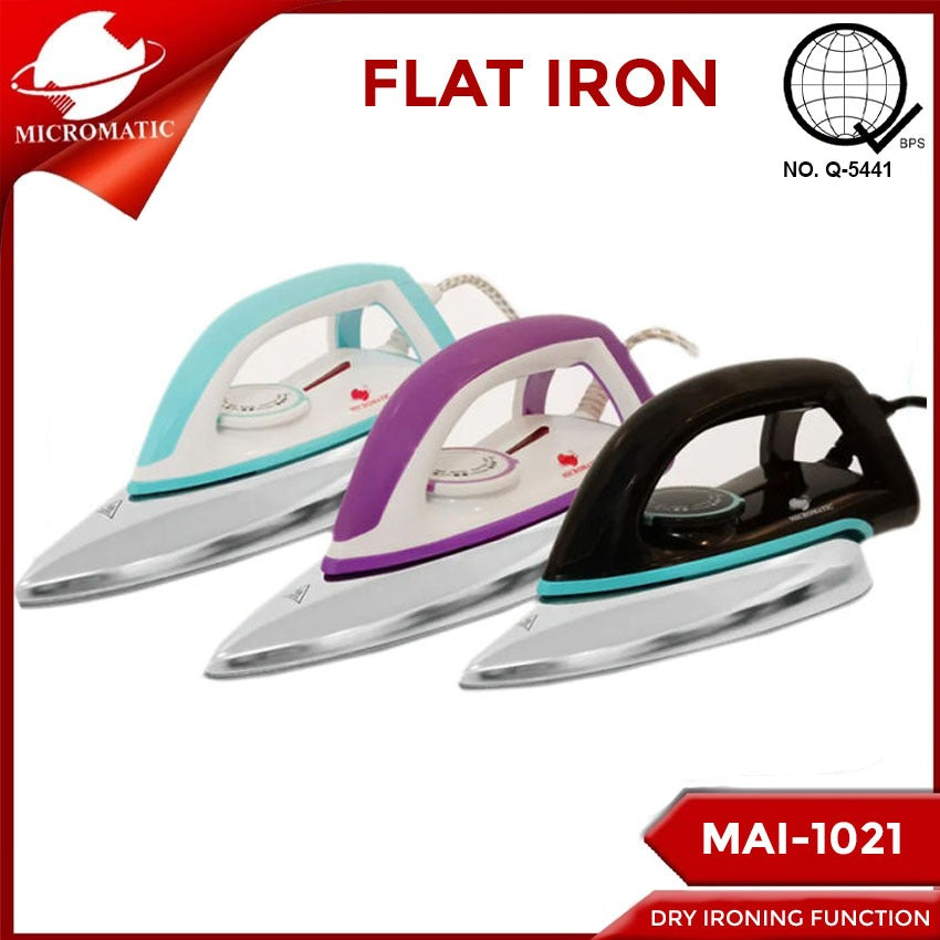 Micromatic MAI-1021 Dry Ironing Function 1000W Flat iron