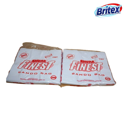 Britex Shure Finest(Tiny) Plastic Sando Bags (100pcs)