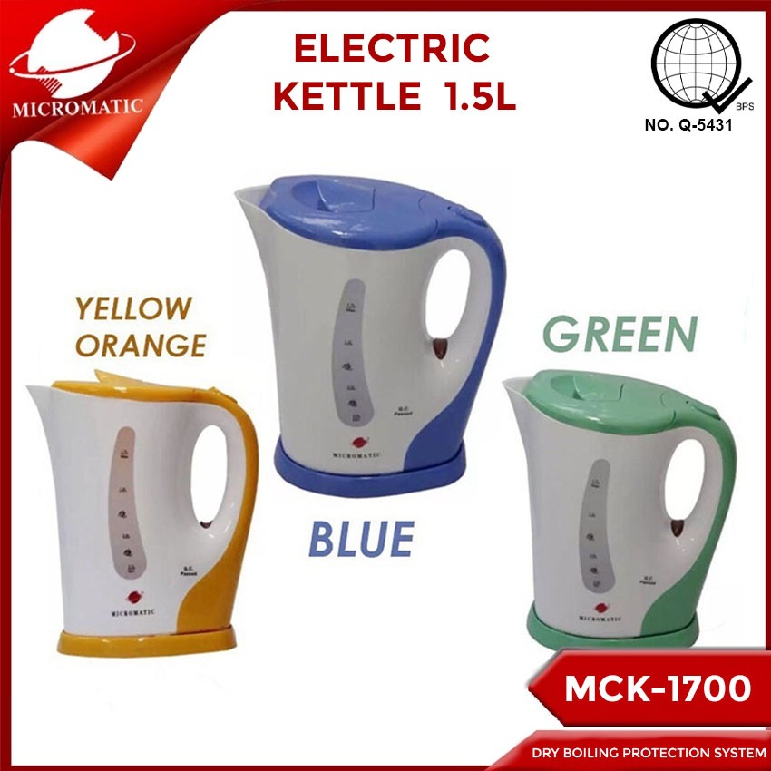 Micromatic MCK-1700 Electric Kettle 1.5Liters