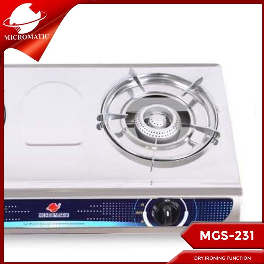 Micromatic MGS-231 2-Burner Stainless Steel Body Electronic Ignition System - w/o Regulator