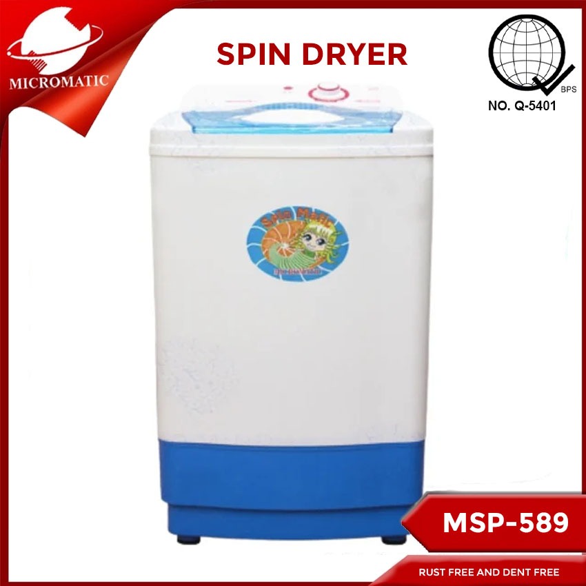 Micromatic MSP-589 5kg Powerful Super Spin Dryer