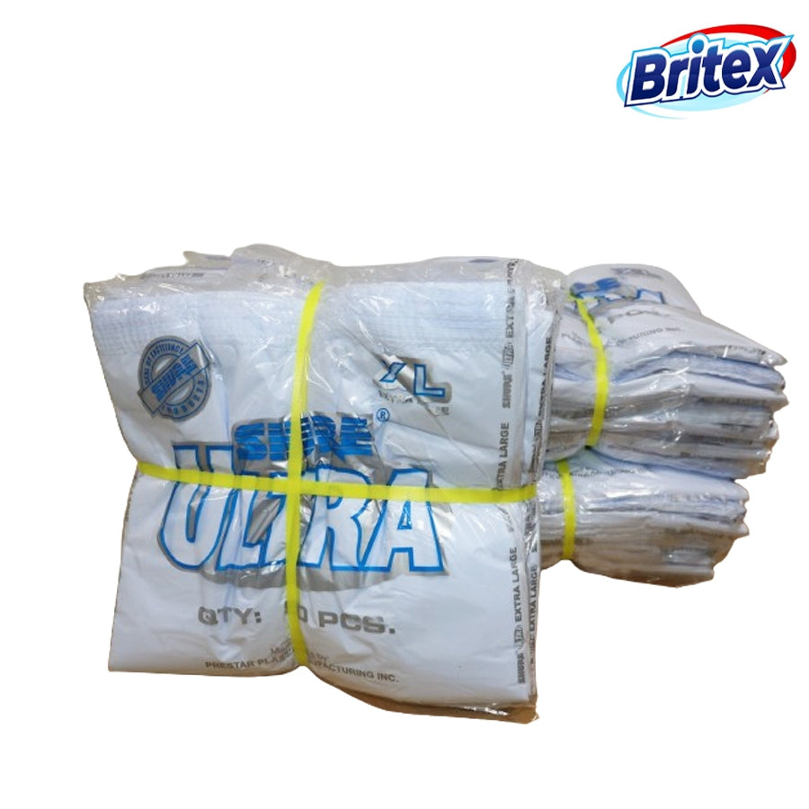 Britex Shure Ultra(XL) Plastic Sando Bags (100pcs)