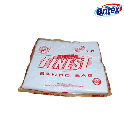 Britex Shure Finest(Tiny) Plastic Sando Bags (100pcs)