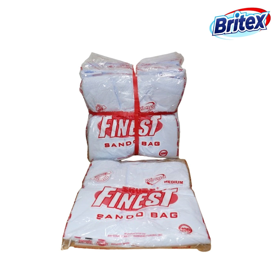 Britex Shure Finest(Medium) Plastic Sando Bags (100pcs)