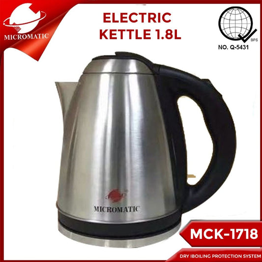 Micromatic MCK-1800 Electric Kettle 1.8L (Black)