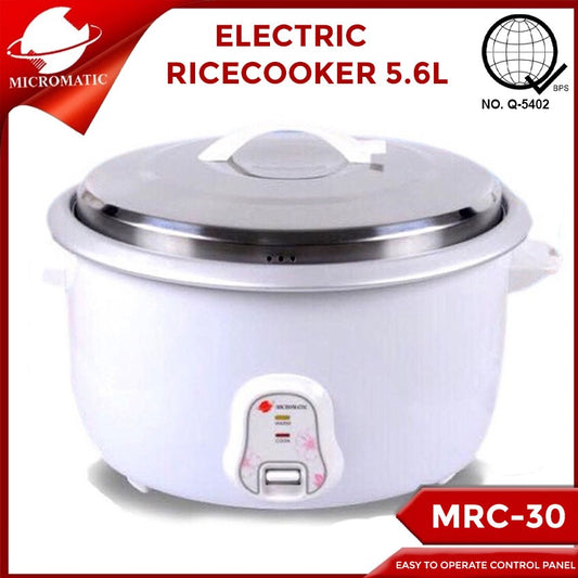 Micromatic MRC-30 5.6Liters Capacity 30 Cups Heavy Duty Rice Cooker