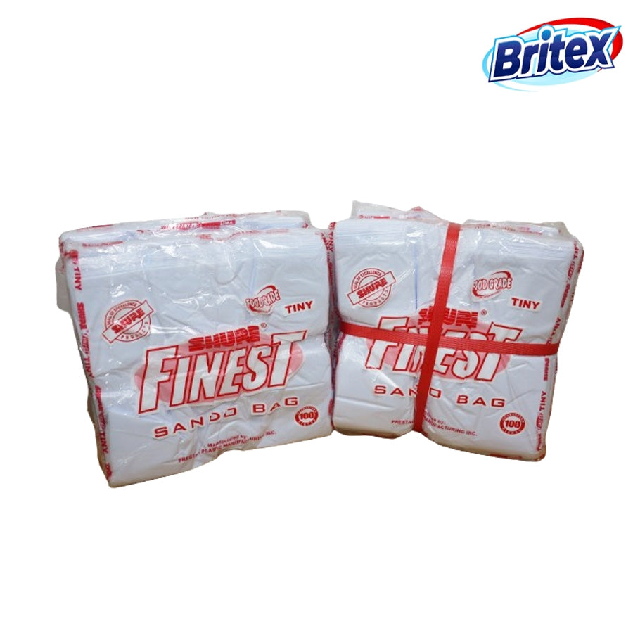 Britex Shure Finest(Tiny) Plastic Sando Bags (100pcs)