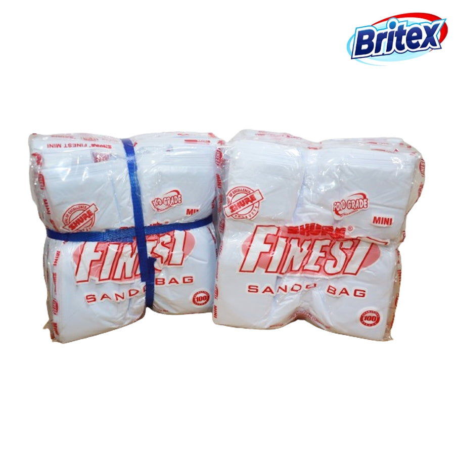 Britex Shure Finest(Mini) Plastic Sando Bags (100pcs)