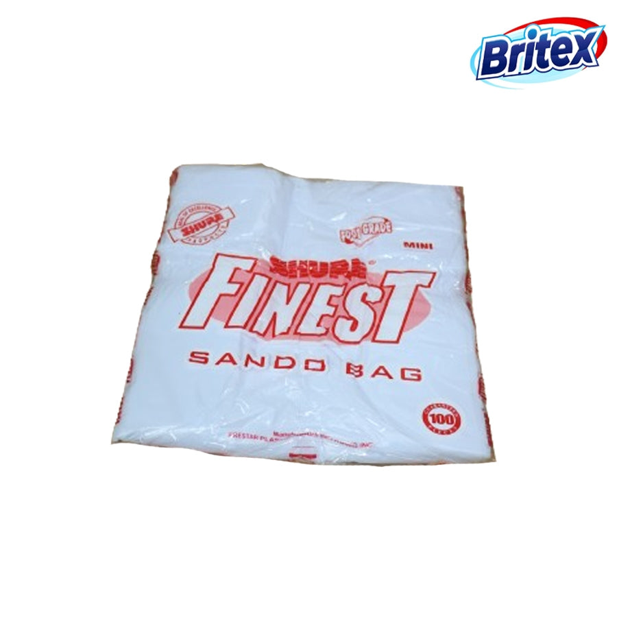 Britex Shure Finest(Mini) Plastic Sando Bags (100pcs)