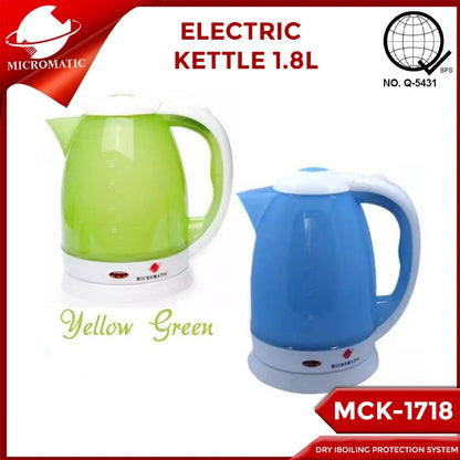 Micromatic MCK-1718 Electric Kettle 1.8 Liters