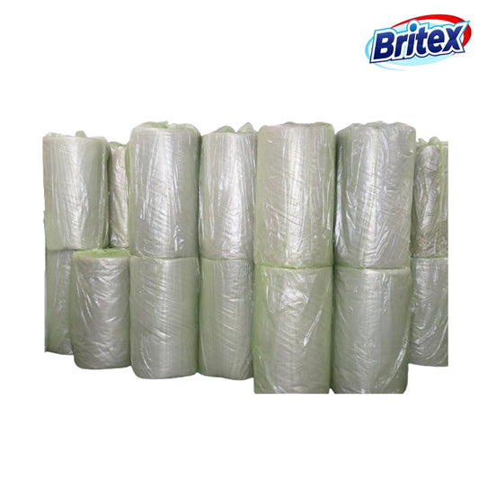 Britex CLEAR BUBBLE WRAP (40X100M) For packaging and wrapping items.