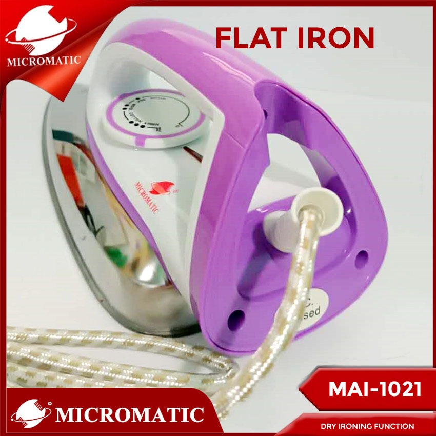 Micromatic MAI-1021 Dry Ironing Function 1000W Flat iron