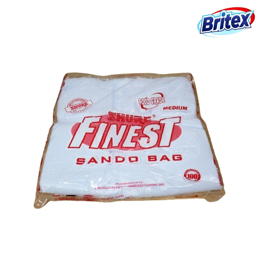 Britex Shure Finest(Medium) Plastic Sando Bags (100pcs)