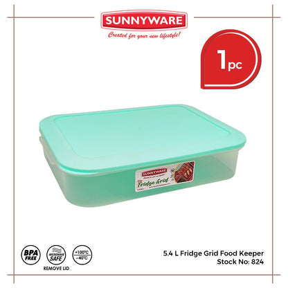 SUNNYWARE 824 - 5.4 L Fridge Grid Food Keeper 1PC