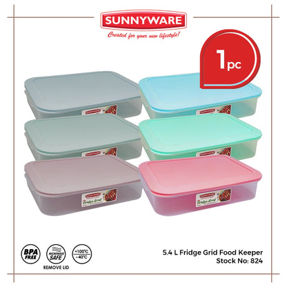 SUNNYWARE 824 - 5.4 L Fridge Grid Food Keeper 1PC