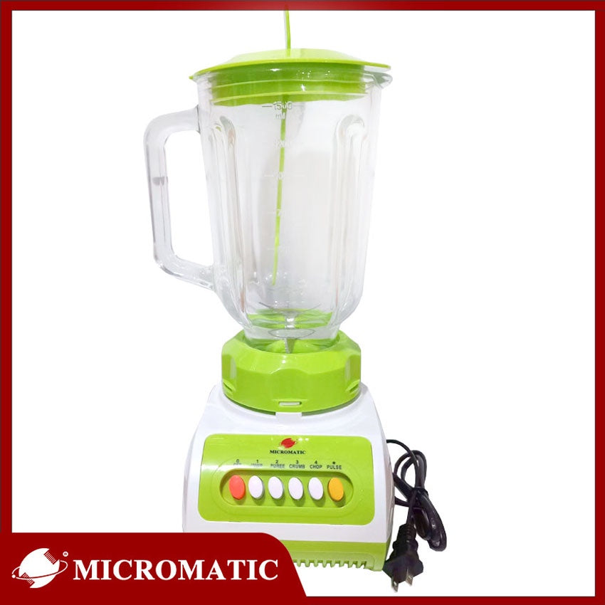 Micromatic MB-1522 1.5Liters 300W 4speed Mode Glass Jar Blender with Stirrer