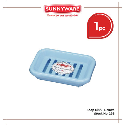 Sunnyware 296 Soap Dish - deluxe with drain and catcher