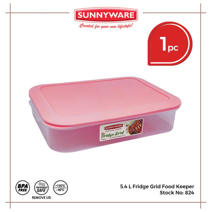 SUNNYWARE 824 - 5.4 L Fridge Grid Food Keeper 1PC