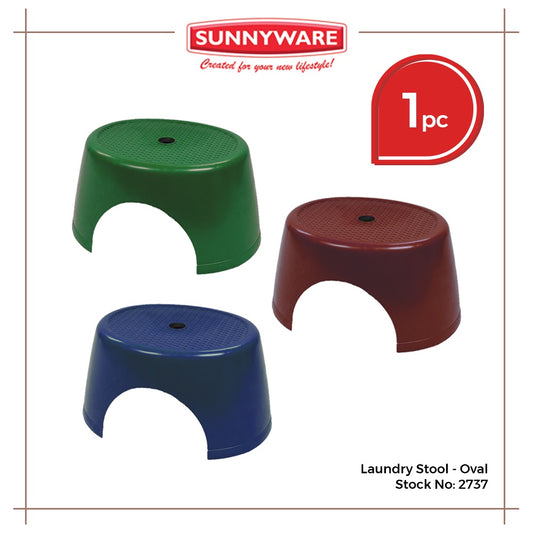 Sunnyware 2737 Laundry Stool - oval