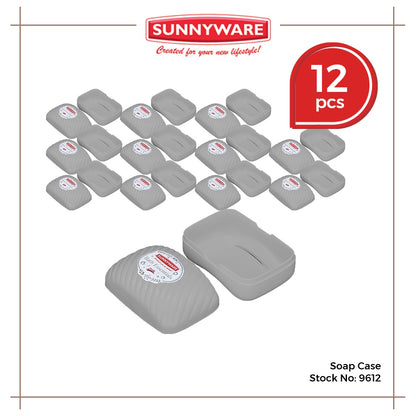 12pcs Soap Case [Sunnyware 9612] | Plasticware | Laundryware | Bathing Essentials | Soap Holder