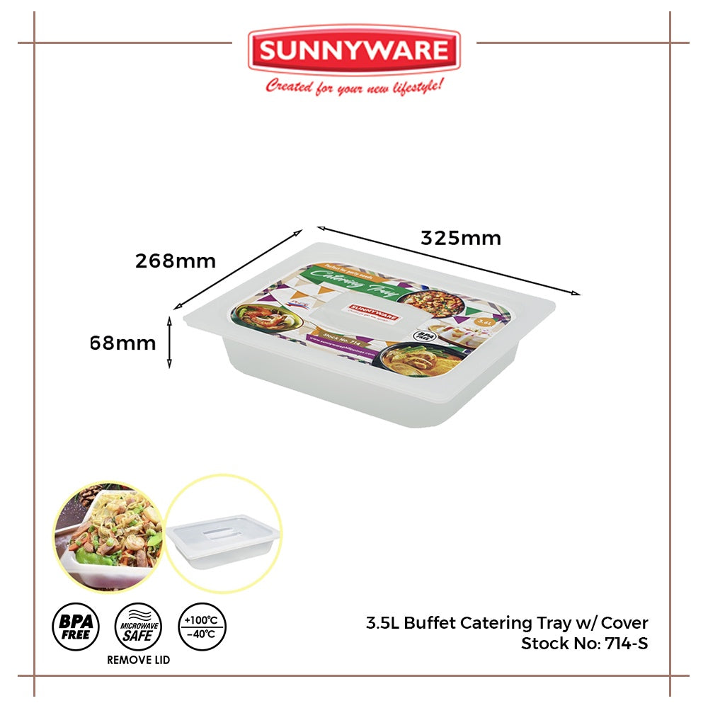 BUY 1 TAKE 1 Sunnyware 714-S Catering tray with cover chafing dish warmer